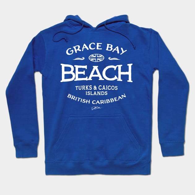 Grace Bay Beach, Turks & Caicos Islands Hoodie by jcombs